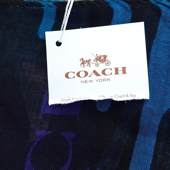 NWT Coach Shawl - Picture 4 of 5
